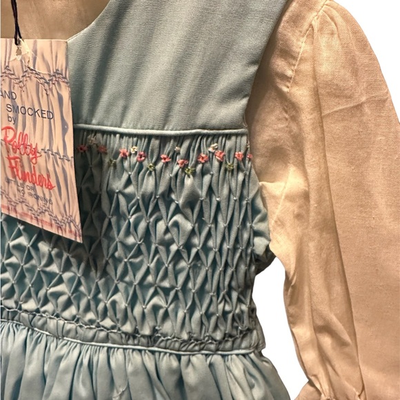 Vintage Polly Flinders Smocked Size 4t Dress NWT - Picture 3 of 10